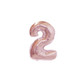 Large Foil Number Air-fill and Helium Balloons (0-9) - Rose Gold